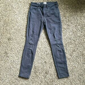 Gray Universal Thread ripped jeans